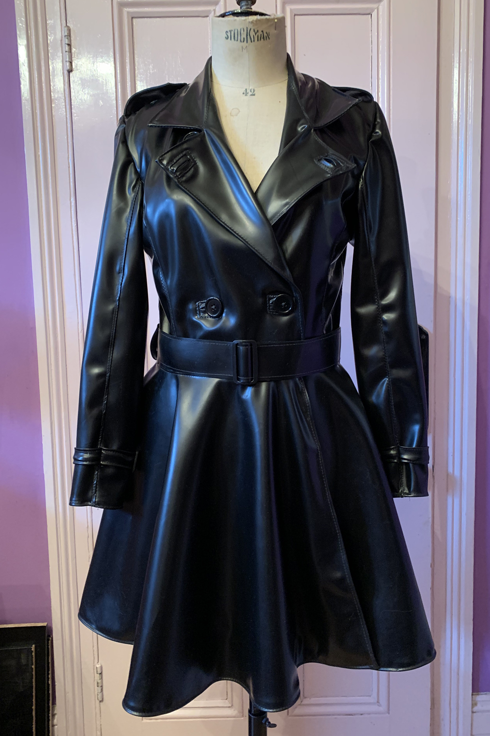 Full Skirted Trench Coat