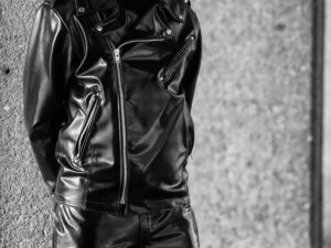 Men's Traditional Biker Jacket