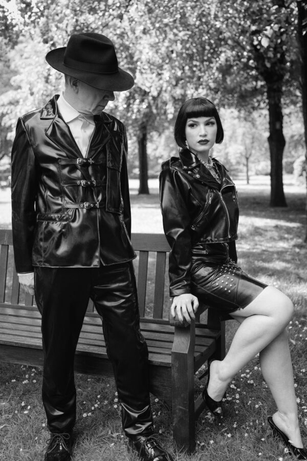Cropped Biker Jacket - Image 3