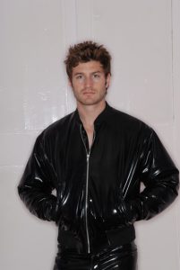 Latex Bomber Jacket